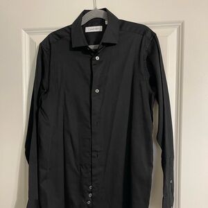 Calvin Klein Men's Charcoal Dress Shirt